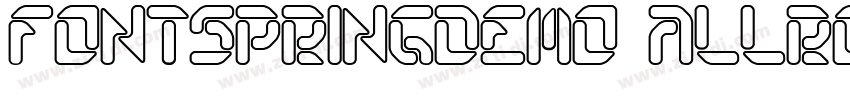 FONTSPRINGDEMO AllRo字体转换